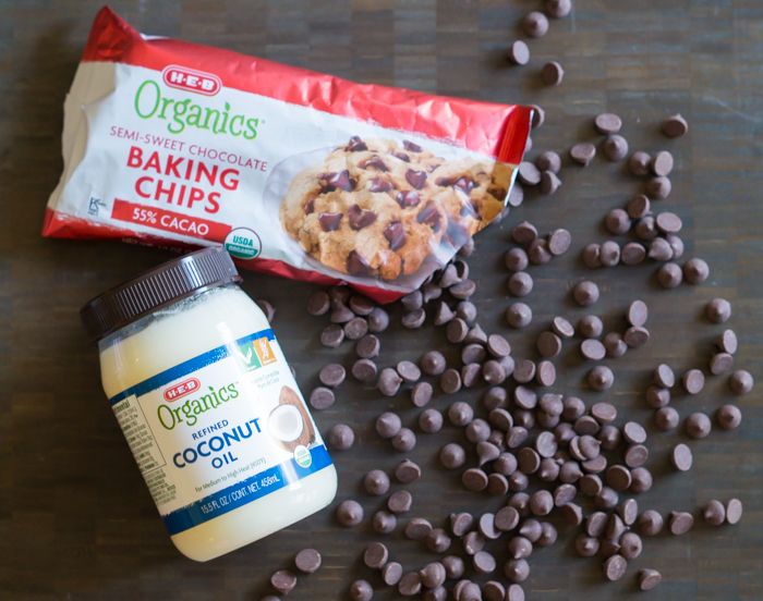 HEB Organics for Chocolate-Dipped Macaroons
