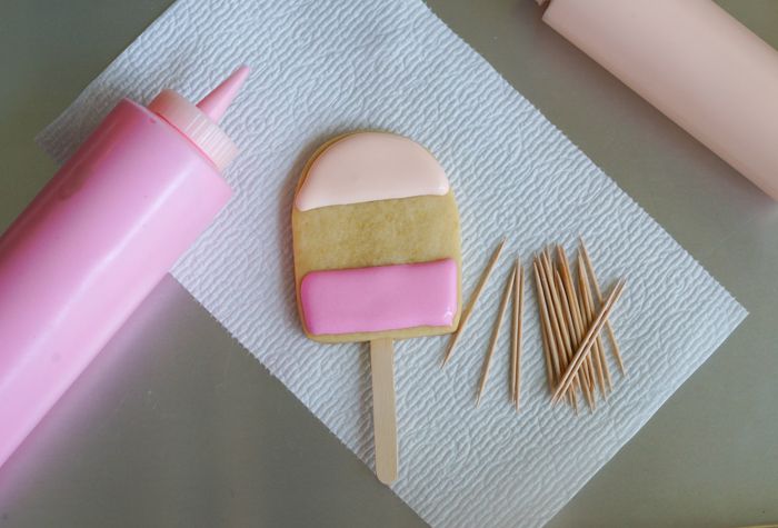 ice cream pops decorated cookies tutorial