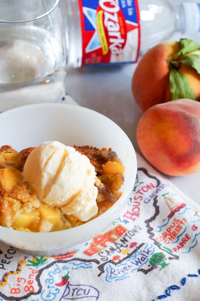 Texas Peach Pecan Cobbler ... a must try even if you don't live in Texas!