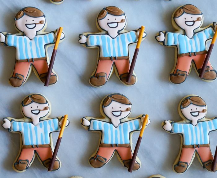 how to make Pier Giorgio Frassati decorated cookies