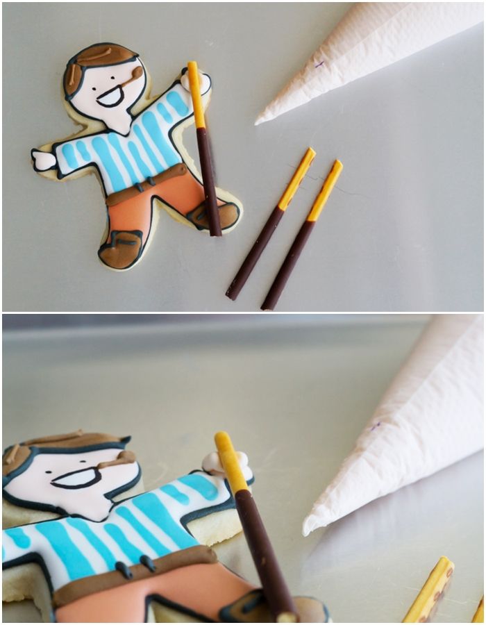 how to make Pier Giorgio Frassati decorated cookies