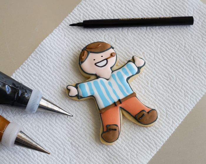 how to make Pier Giorgio Frassati decorated cookies