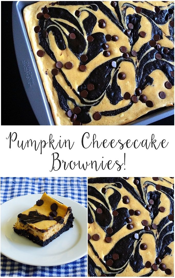 pumpkin cheesecake brownies ... these are THE BEST!