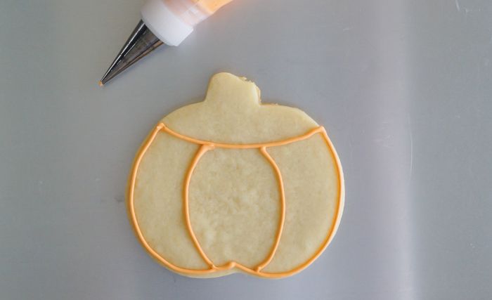 how to make decorated pumpkin cookies with royal icing succulents and roses