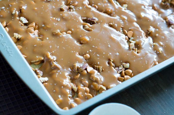 Salted Caramel Butterscotch Blondies