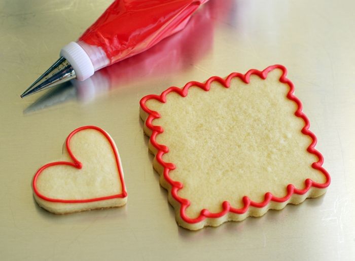 double-decker, striped Valentine cookies ... easy to make and two cookies in one!
