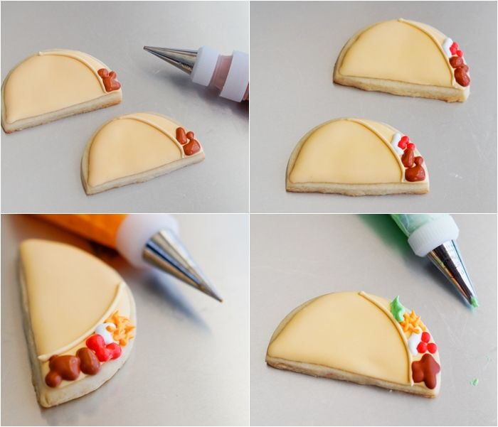 taco 'bout a fun cookie tutorial from bakeat350.blogspot.com