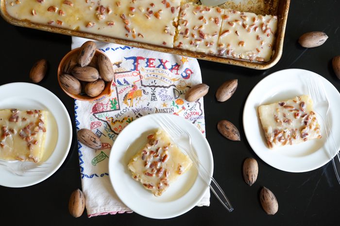 White Texas Sheet Cake | bakeat350.blogspot.com
