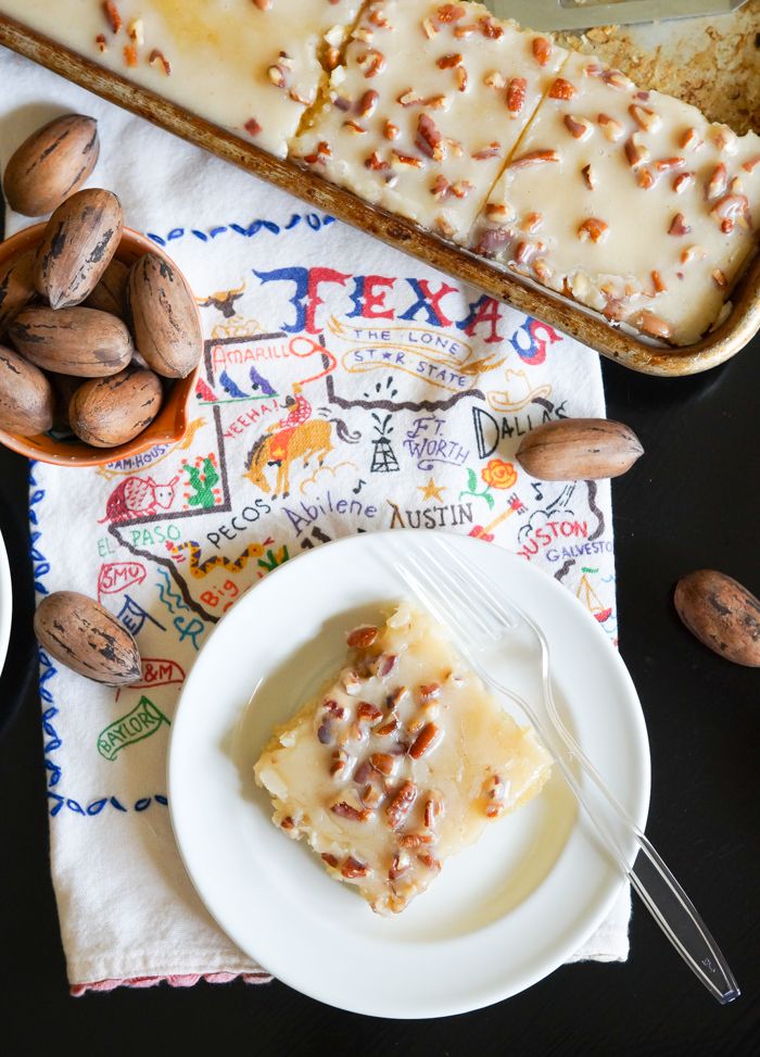 White Texas Sheet Cake | bakeat350.blogspot.com
