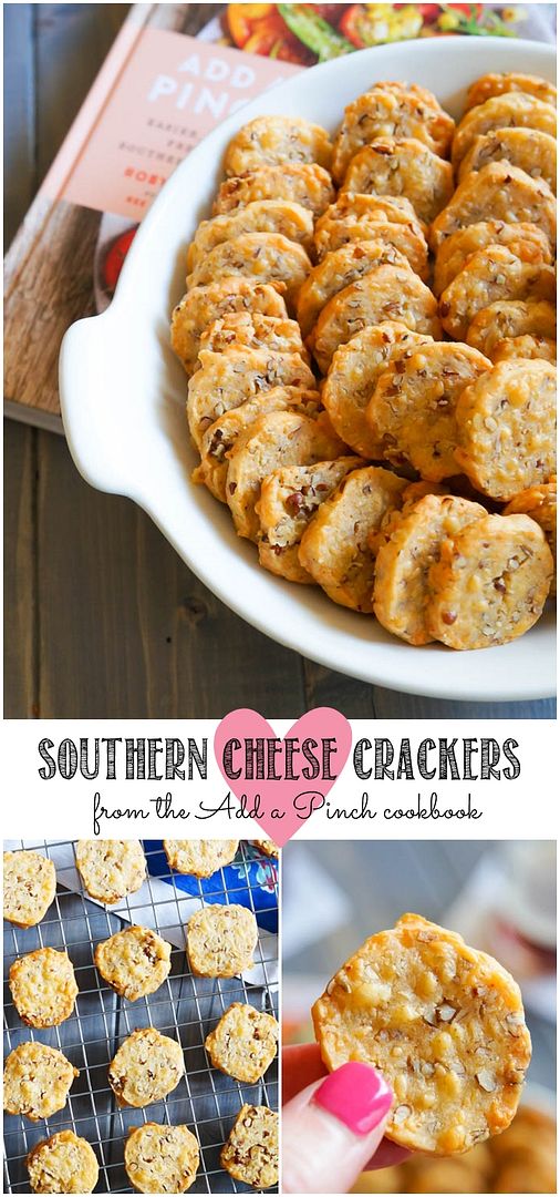 Southern Cheese Crackers recipe + Add a Pinch Cookbook