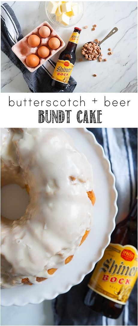 Butterscotch + Beer Bundt Cake | a great Father's Day dessert from bakeat350.net