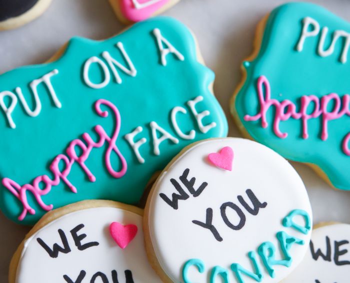 bye bye birdie , we love you conrad cookies