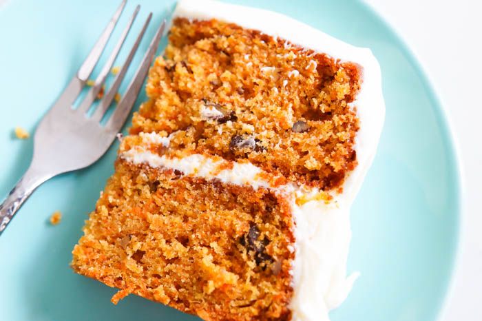 favorite carrot cake with cream cheese frosting