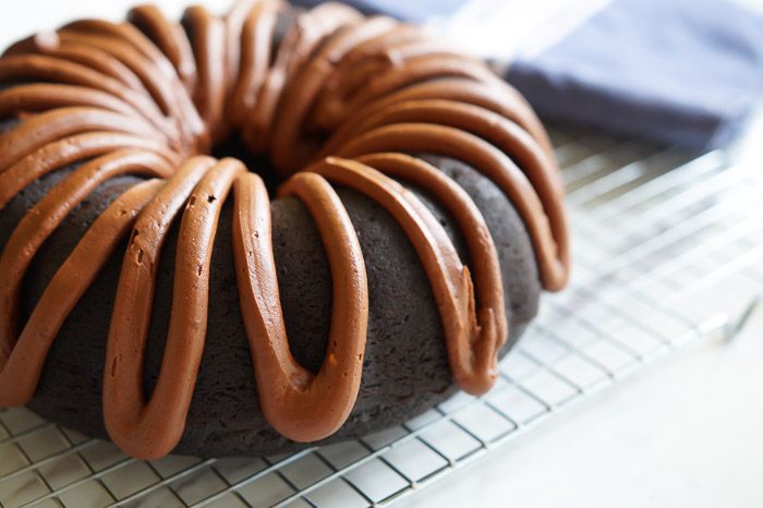chocolate fudge bundt cake ...a chocolate lover's dream!