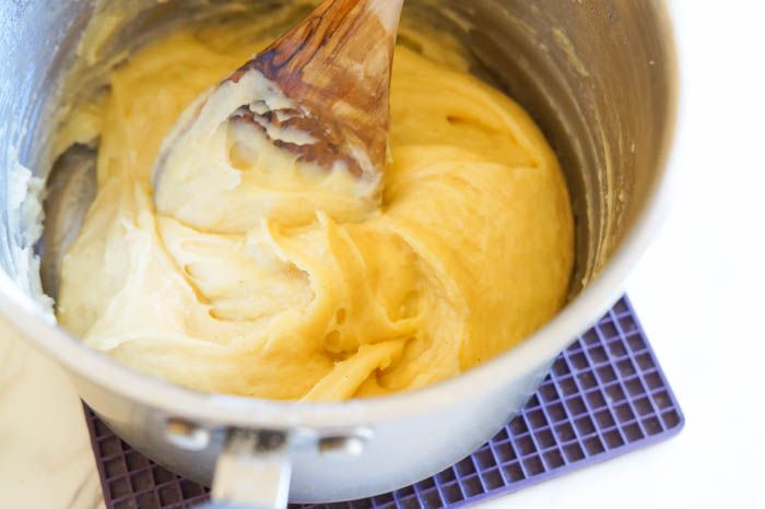 Churros Bites recipe...with spiced chocolate fudge sauce | bakeat350.net