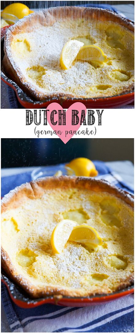 Dutch Baby (German pancake) recipe | bakeat350.blogspot.com