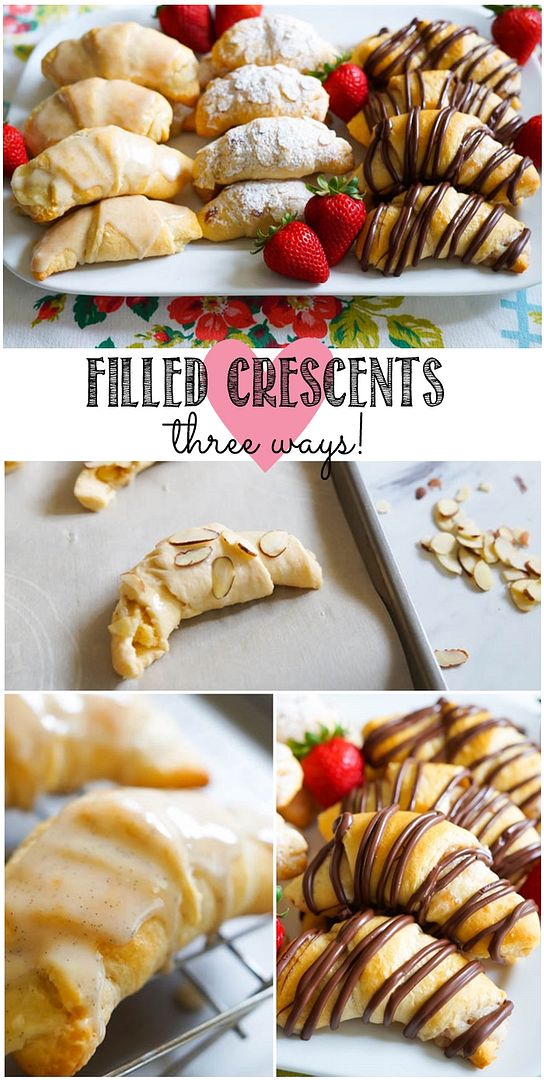 Filled Crescents, three ways! | bakeat350.net