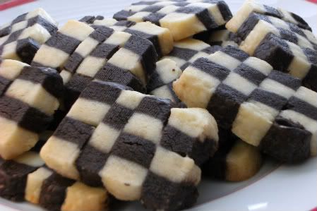checkboard cookies
