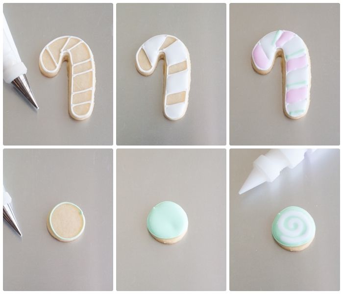 Butter Mint Cut-Out Candy Cookie recipe + candy cookie decorating tutorial