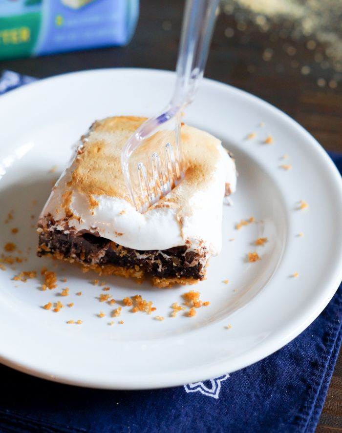 s'mores brownies > s'mores for indoors!