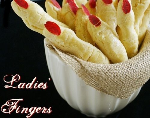 slightly creepy cookies for halloween :: Lady, er, LADIES' Fingers (recipe and tutorial)