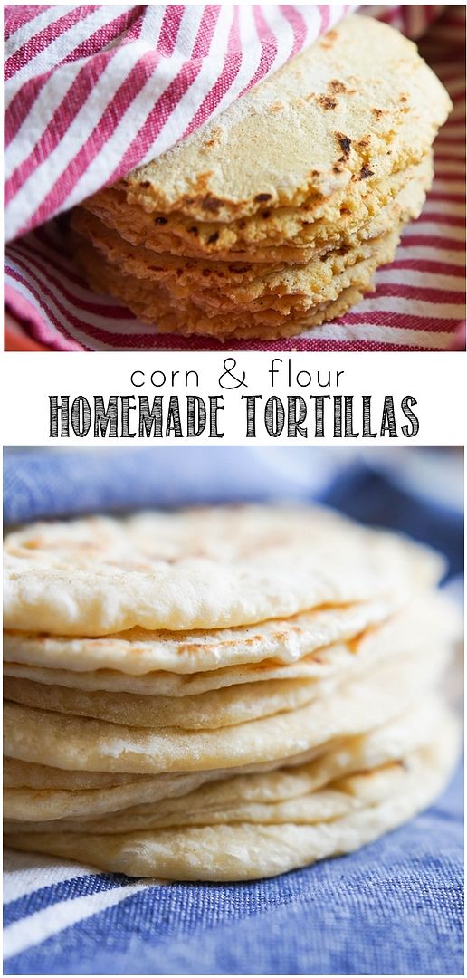 how to make homemade corn and flour tortillas | bakeat350.net for The Pioneer Woman Food & Friends