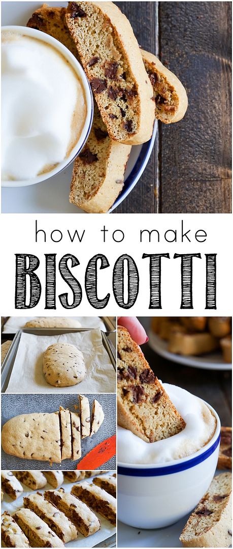 how to make biscotti + espresso chip biscotti recipe