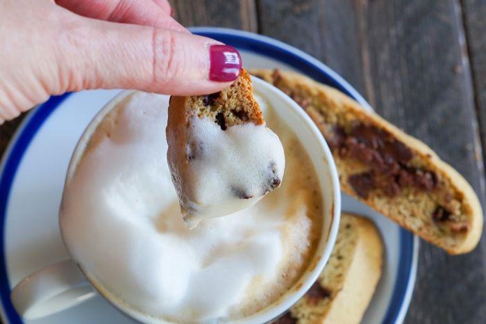 how to make biscotti + espresso chip biscotti recipe