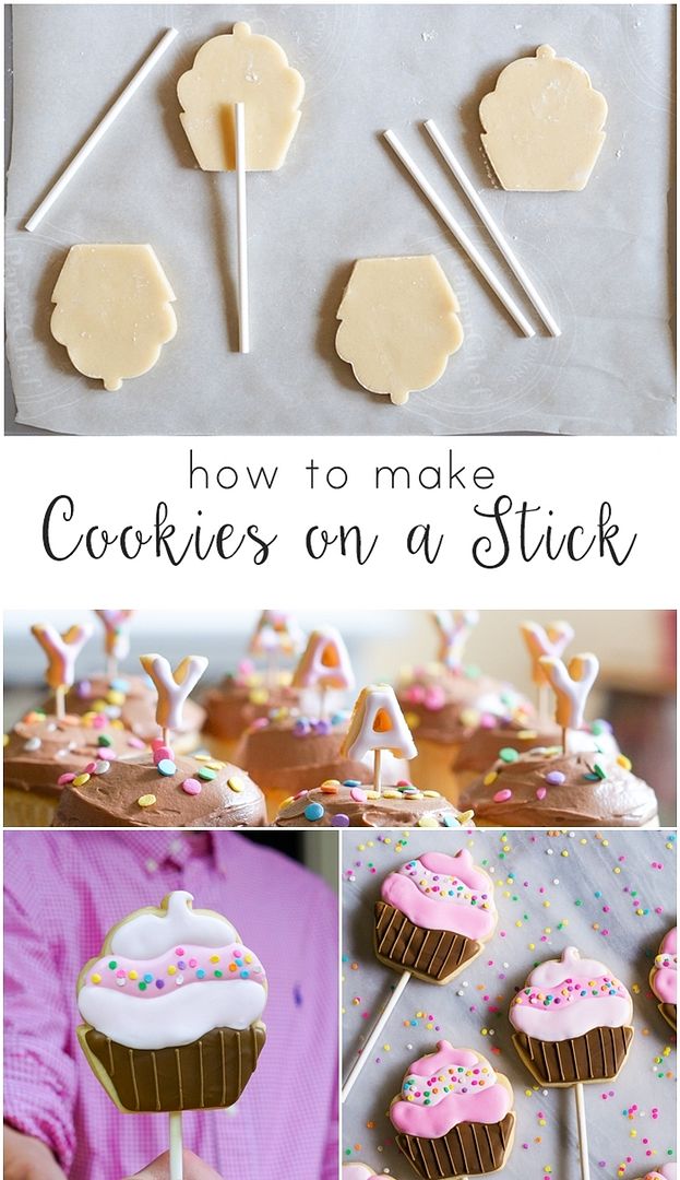 how to make cookies on a stick | bakeat350.blogspot.com for The Pioneer Woman Food & Friends