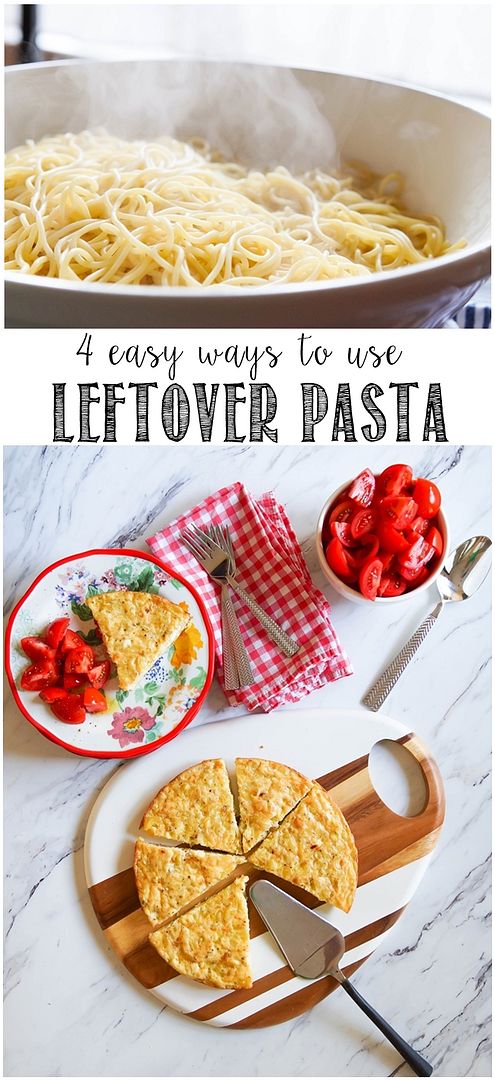 4 Easy Ways to Use Leftover Pasta | bakeat350.net for The Pioneer Woman Food & Friends