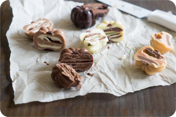 trader joe's belgian chocolate pumpkins review : part of a weekly review series of tj's desserts and treats