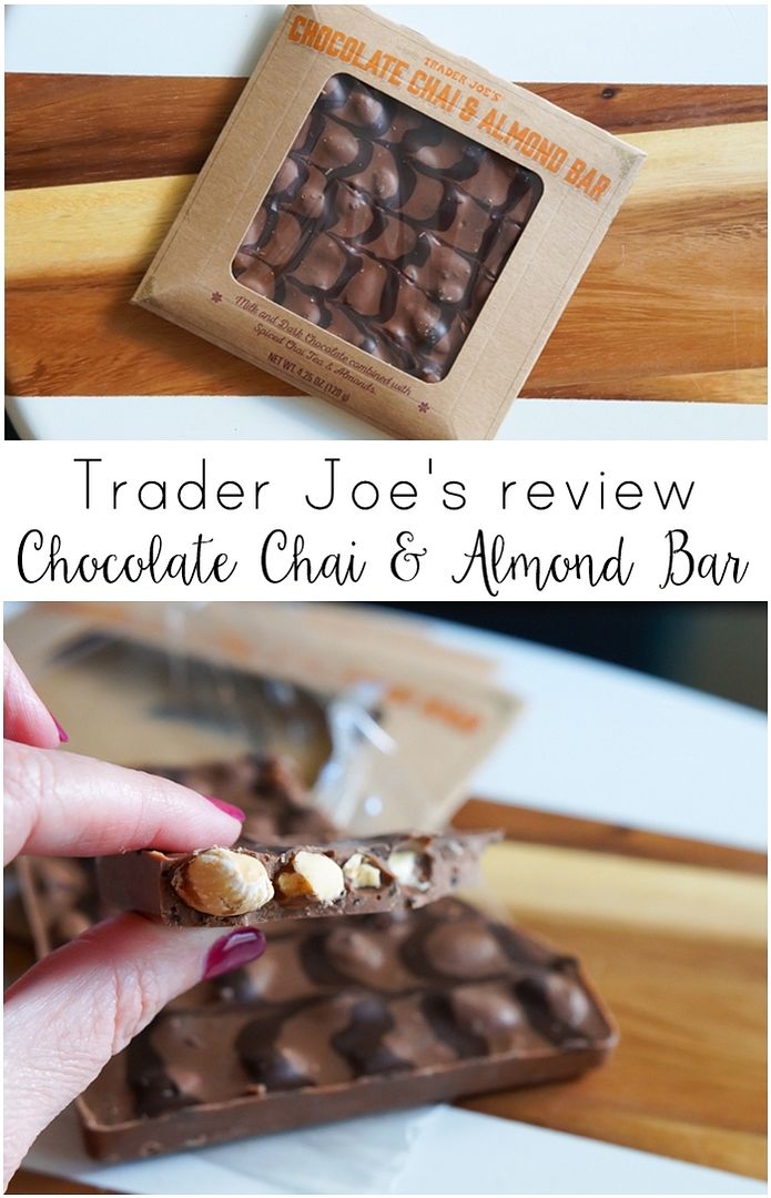Sweet on Trader Joe's Sunday : Chocolate Chai & Almond Bar review