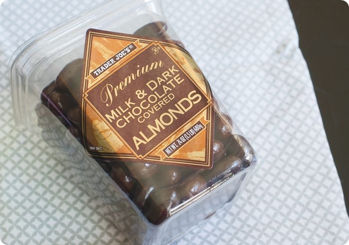trader joe's chocolate covered almonds review