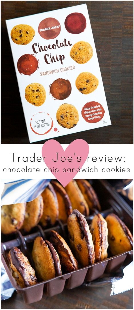 Trader Joe's Chocolate Chip Sandwich Cookies review > Weekly review of Trader Joe's sweets and desserts from a mom and teenager perspective.