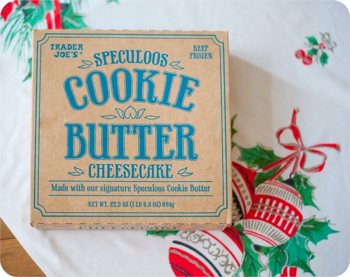 trader joe's cookie butter cheesecake review | bakeat350.blogspot.com