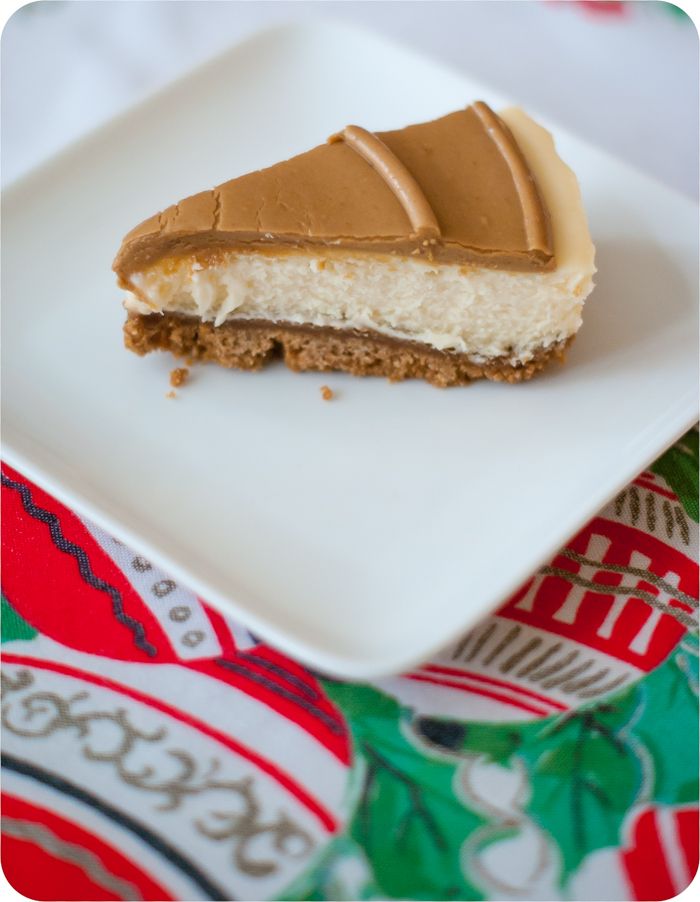 trader joe's cookie butter cheesecake review | bakeat350.blogspot.com