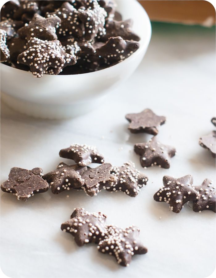 Trader Joe's Mini Dark Chocolate Mint Stars review ... a holiday item from TJ's