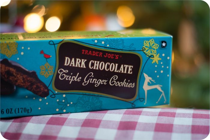 trader joe's dark chocolate triple ginger cookies review 