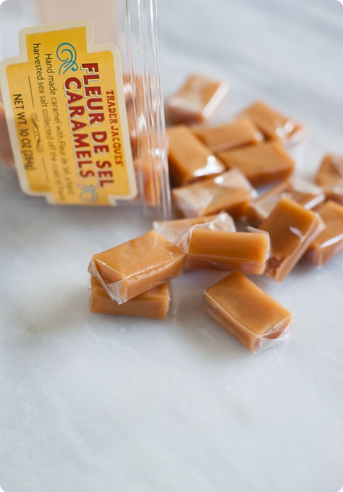 trader joe's fleur de sel caramels review 