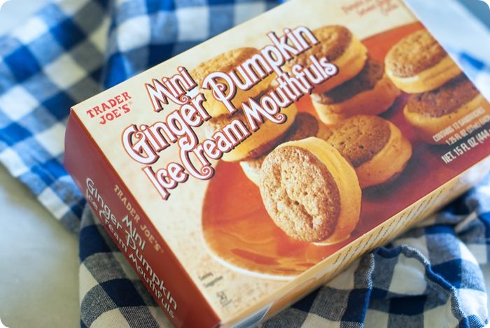 review: trader joe's ginger pumpkin ice cream mouthfuls 