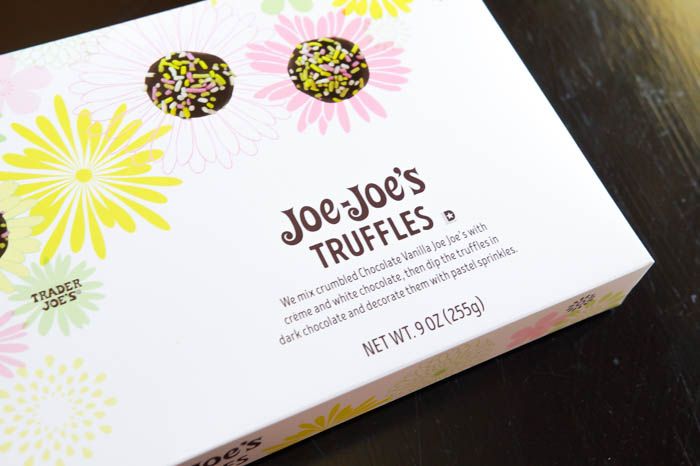 a review of Trader Joe's Joe Joe's Truffles | weekly #traderjoes review series from bakeat350.net