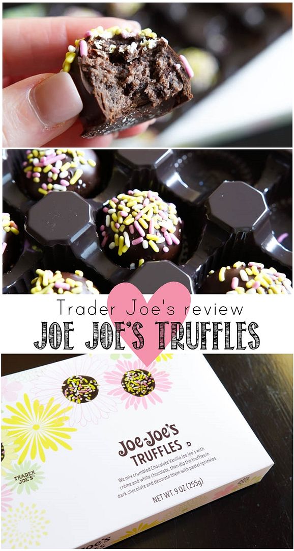 a review of Trader Joe's Joe Joe's Truffles | weekly #traderjoes review series from bakeat350.net