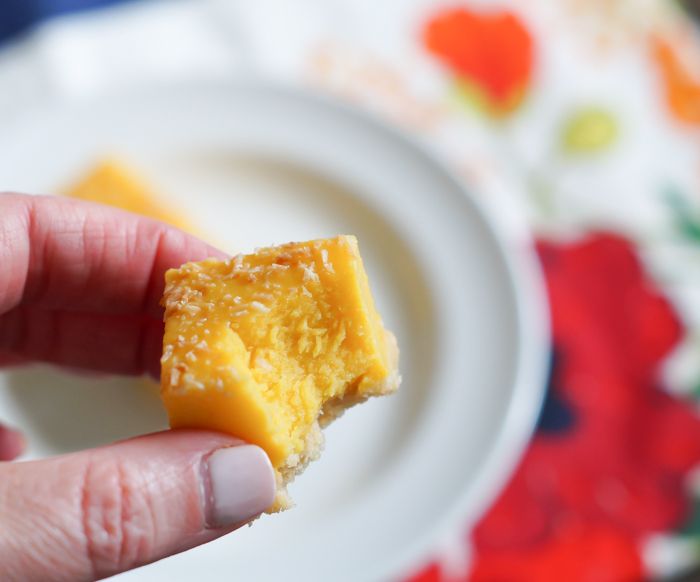 #traderjoes mango bar bites review