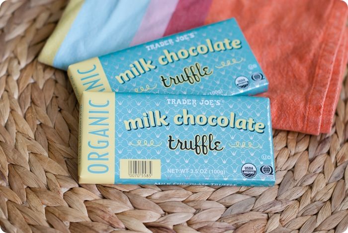 trader joe's milk chocolate truffle bar review