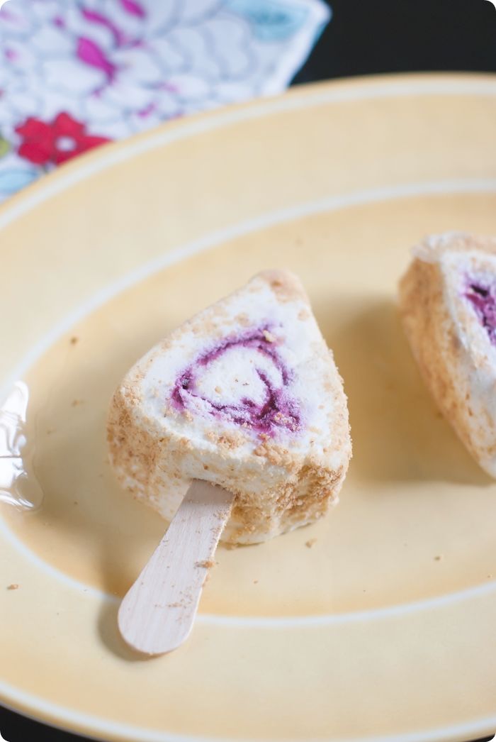 trader joe's mini blueberry cheesecake ice cream wedges review #traderjoes