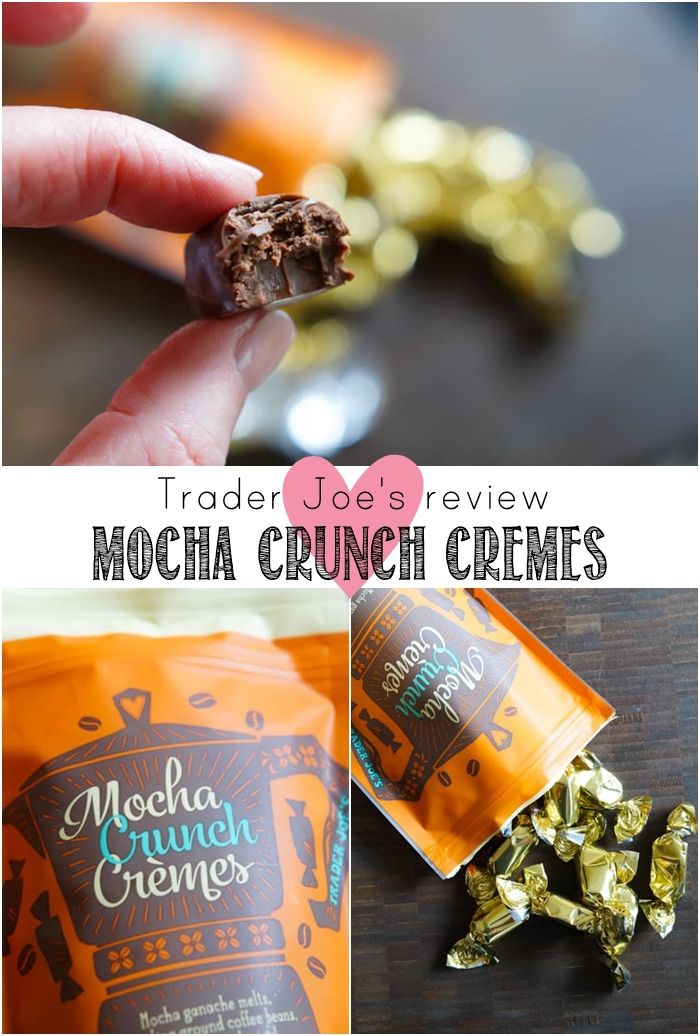 a review of Trader Joe's Mocha Crunch Cremes from bakeat350.blogspot.com