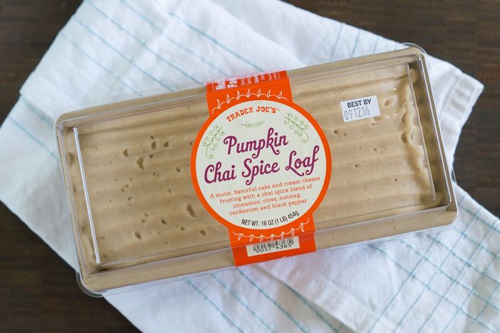 trader joe's pumpkin chai spice loaf review