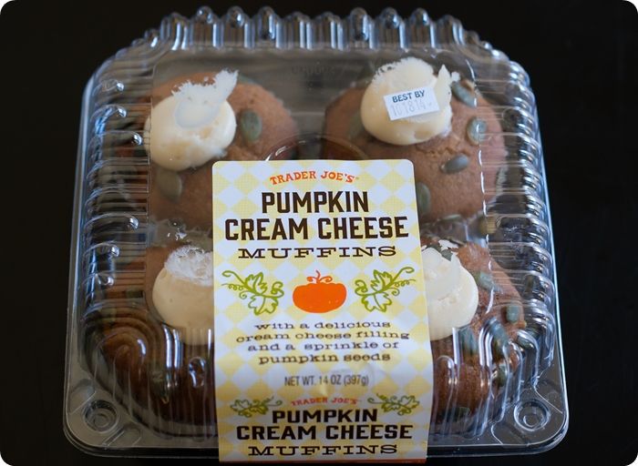 trader joe's pumpkin cream cheese muffins review 