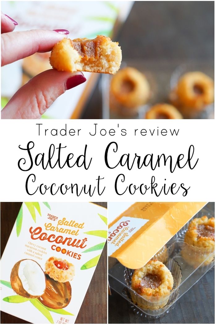 Trader Joe's salted caramel coconut cookies review