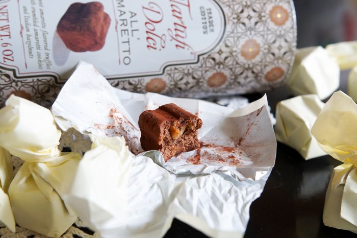 Weekly review of Trader Joe's sweets and desserts from a mom and teenager perspective. This week: Trader Joe's Tartufi Dolci.